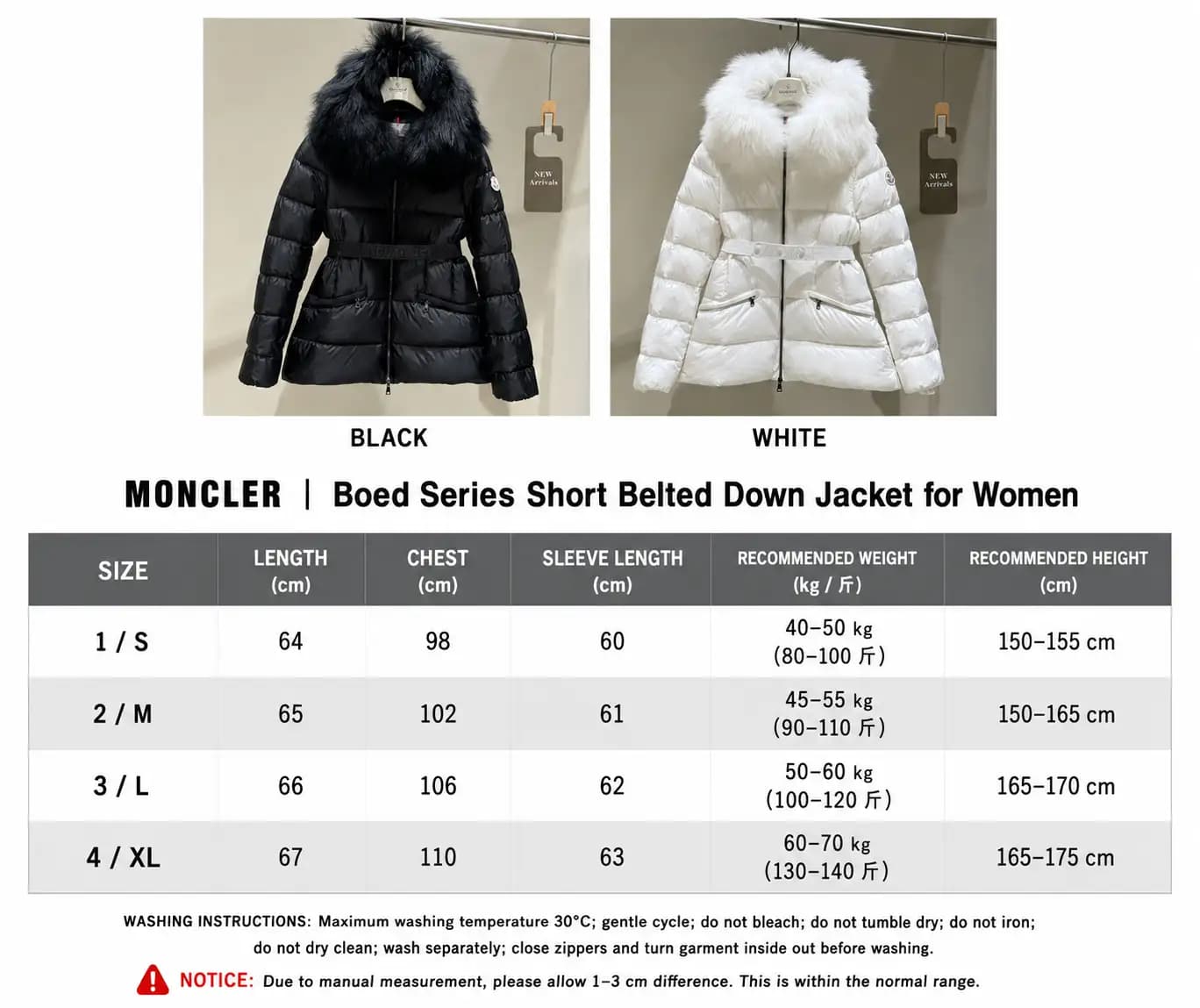Moncler Short Goose down jacket for Women - Image 2