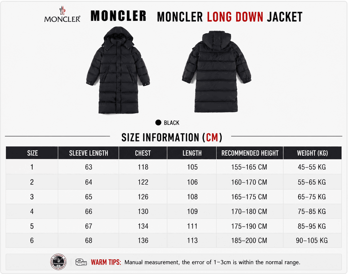 Moncler Long Down Jacket - Image 2