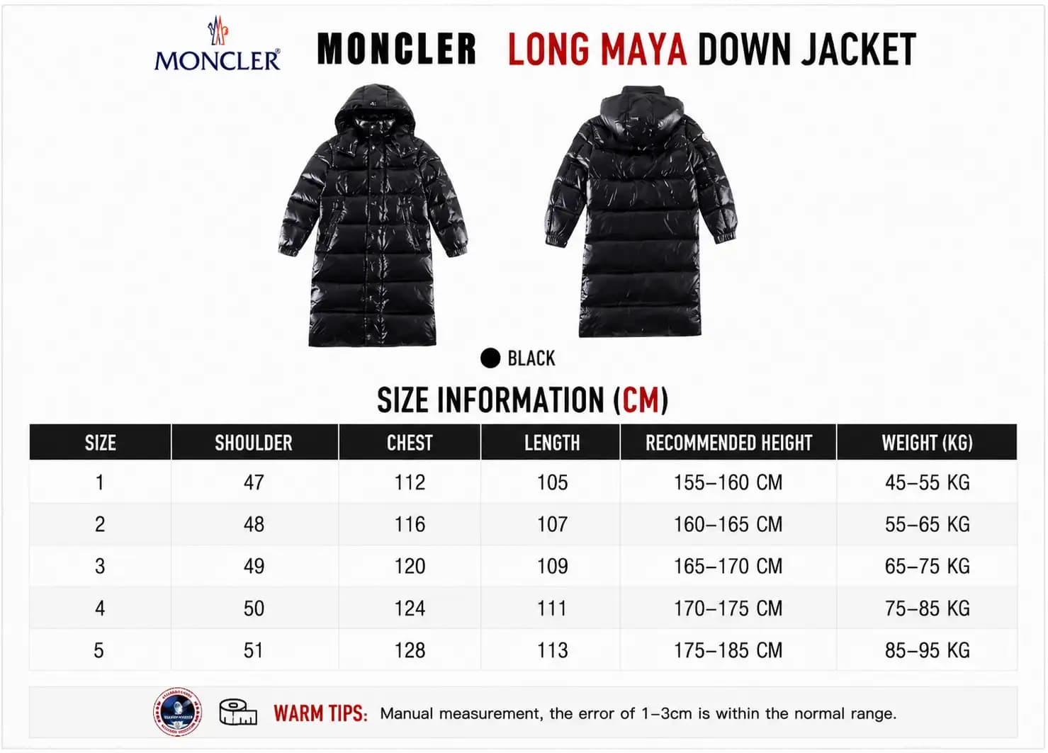 Moncler Long Down Jacket - Image 2