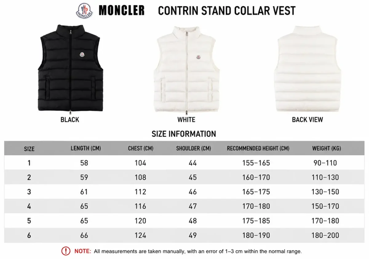Moncler Stand Collar Vest - Image 2