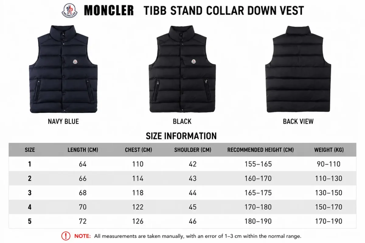 Moncler Stand Collar Vest - Image 2