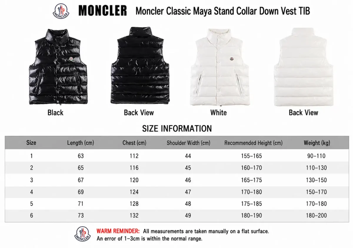 Moncler Stand Collar Vest - Image 2