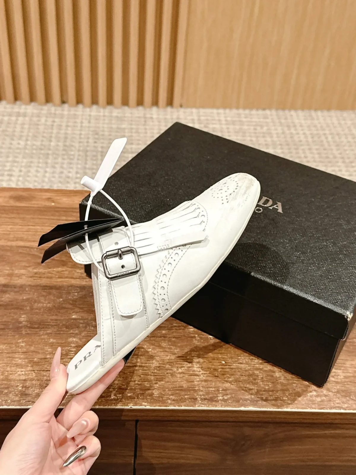 Prada Brogue Loafers - Image 1