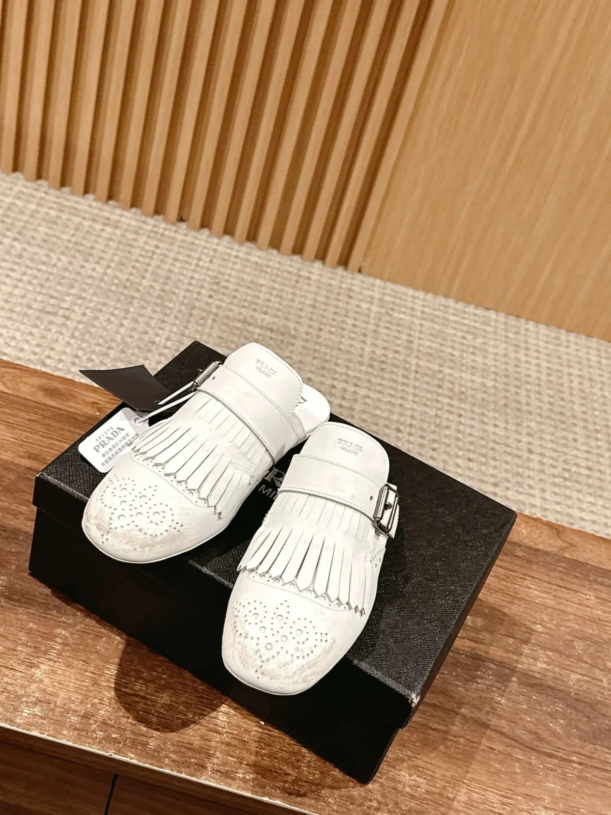 Prada Brogue Loafers - Image 3