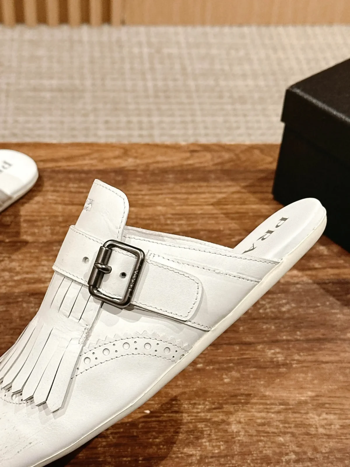 Prada Brogue Loafers - Image 7
