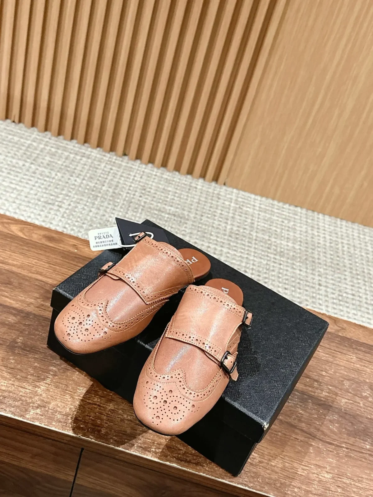 Prada Brogue Loafers - Image 2