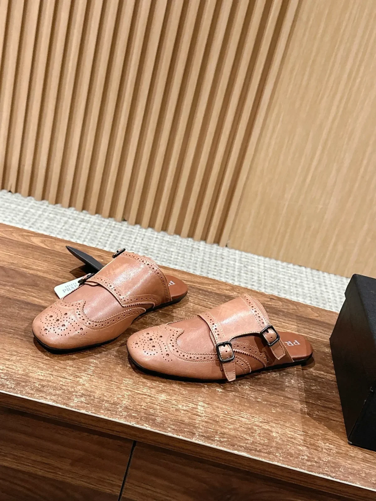Prada Brogue Loafers - Image 4