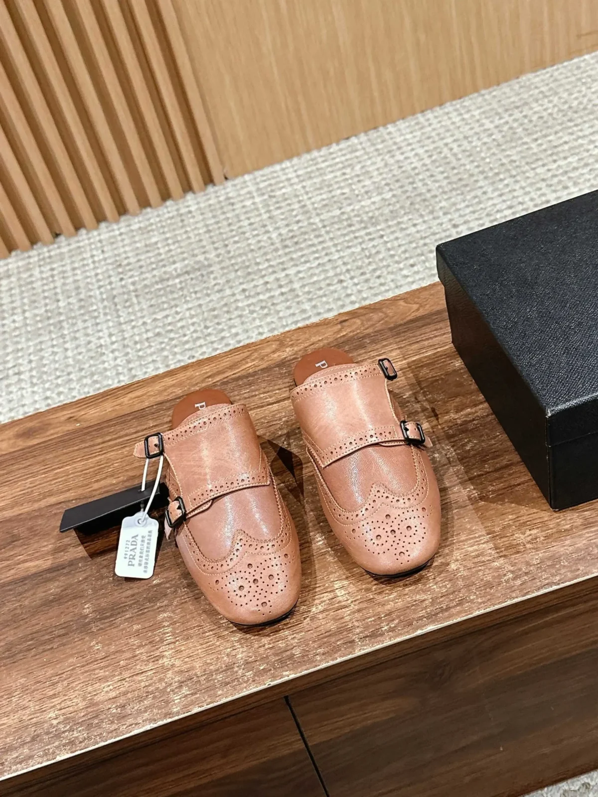 Prada Brogue Loafers - Image 5