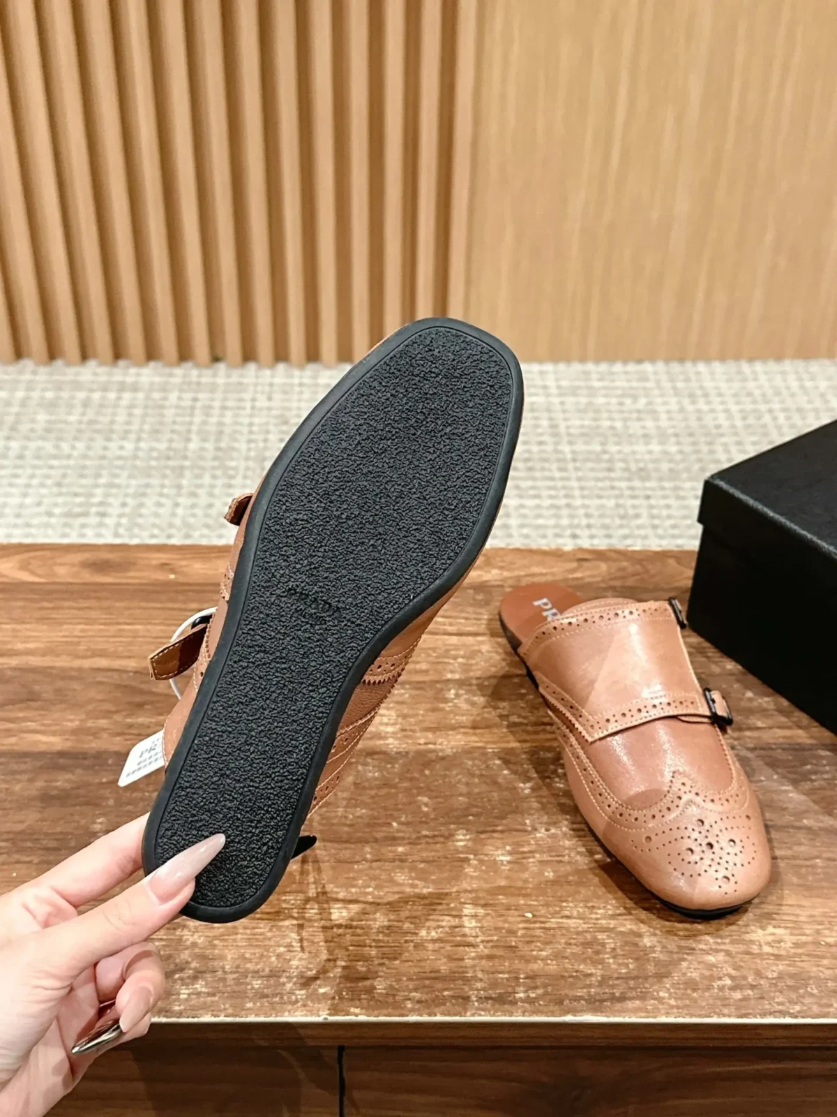 Prada Brogue Loafers - Image 6