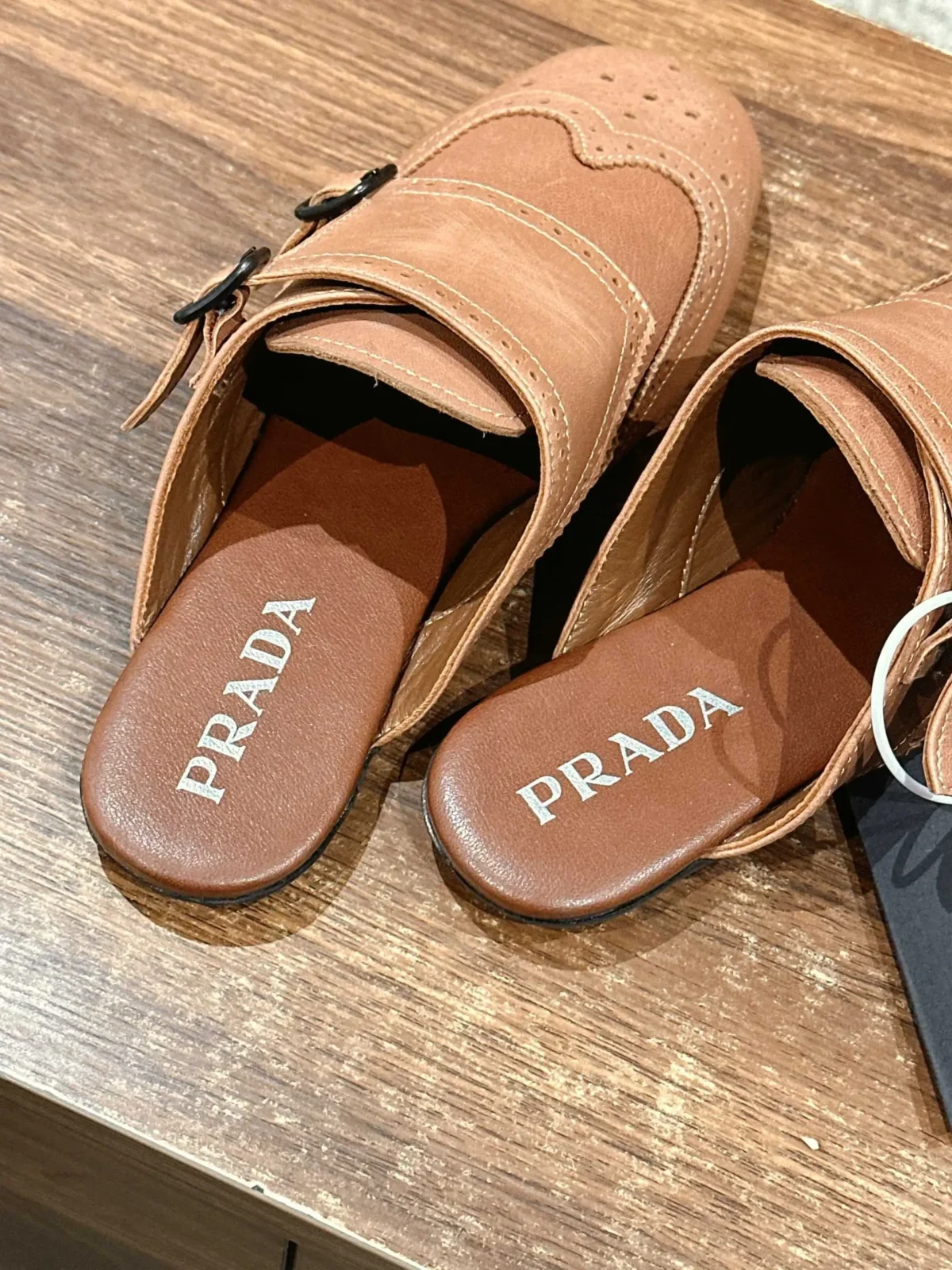 Prada Brogue Loafers - Image 7