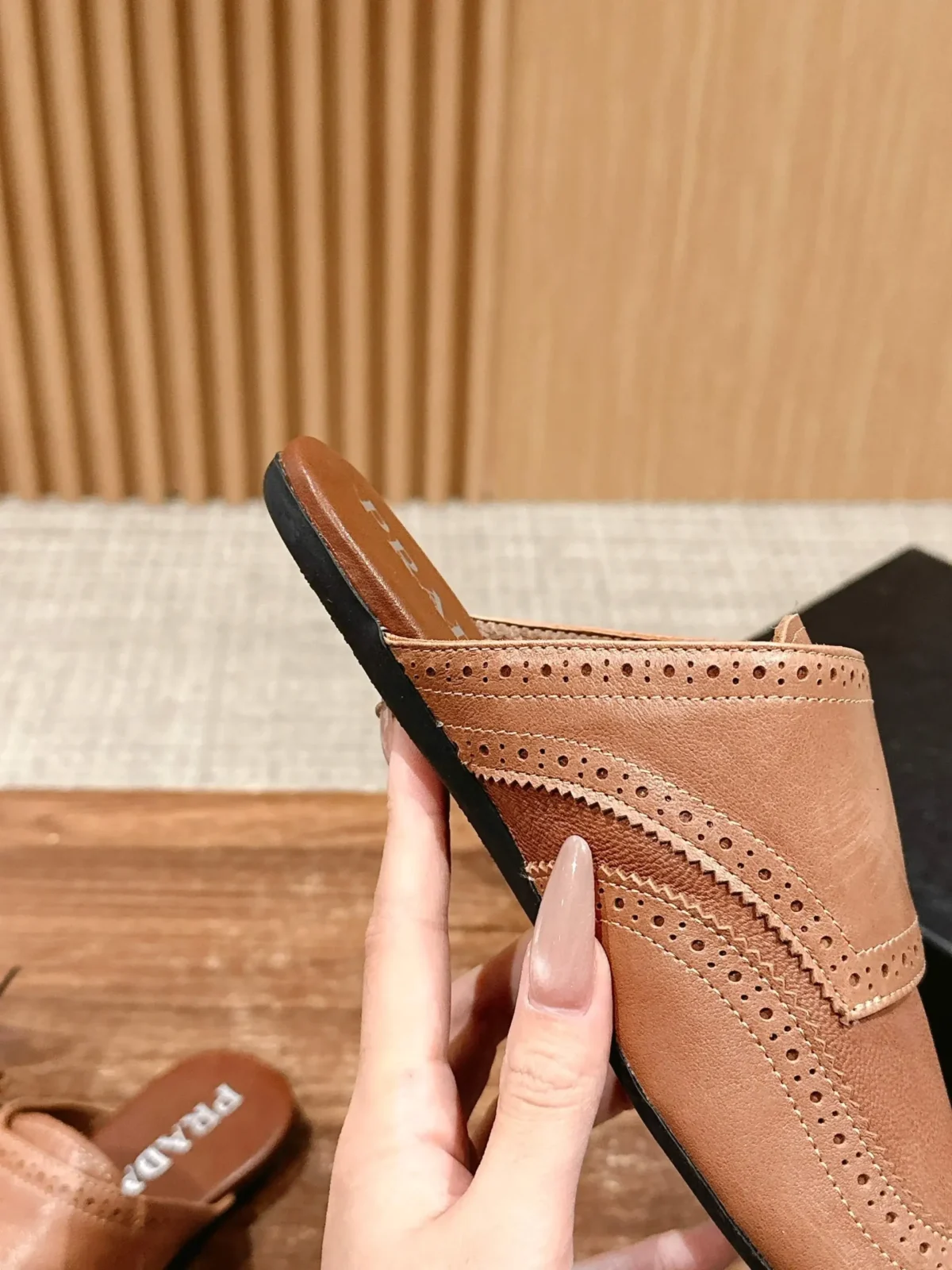 Prada Brogue Loafers - Image 8