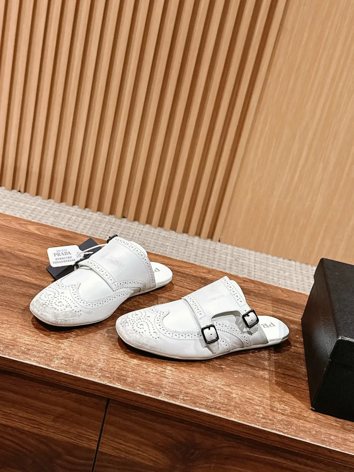 Prada Brogue Loafers - Image 4