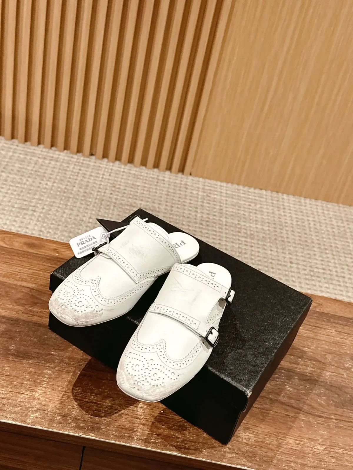 Prada Brogue Loafers - Image 5