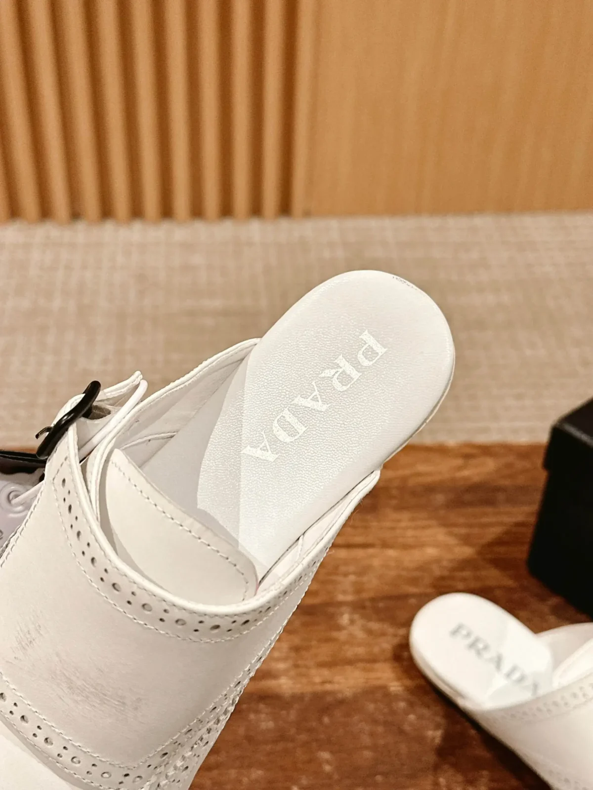 Prada Brogue Loafers - Image 9