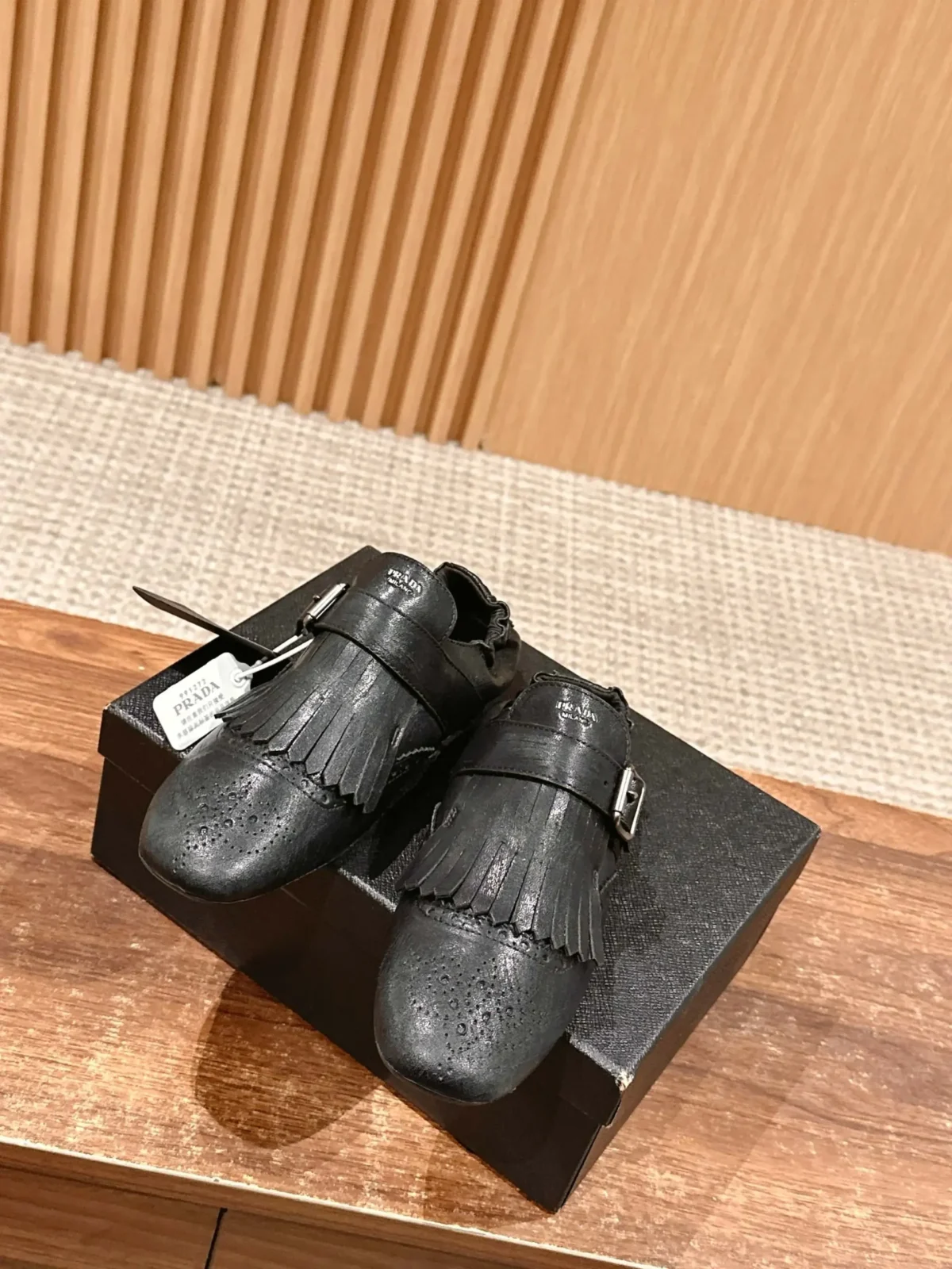 Prada Brogue Loafers - Image 2