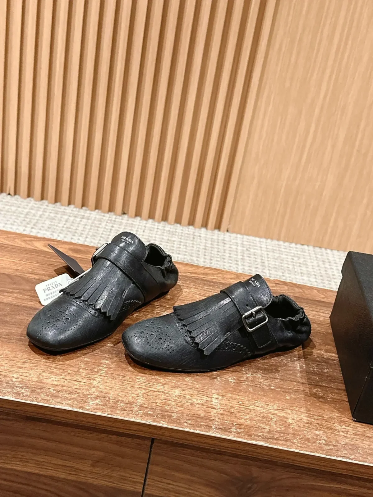 Prada Brogue Loafers - Image 4