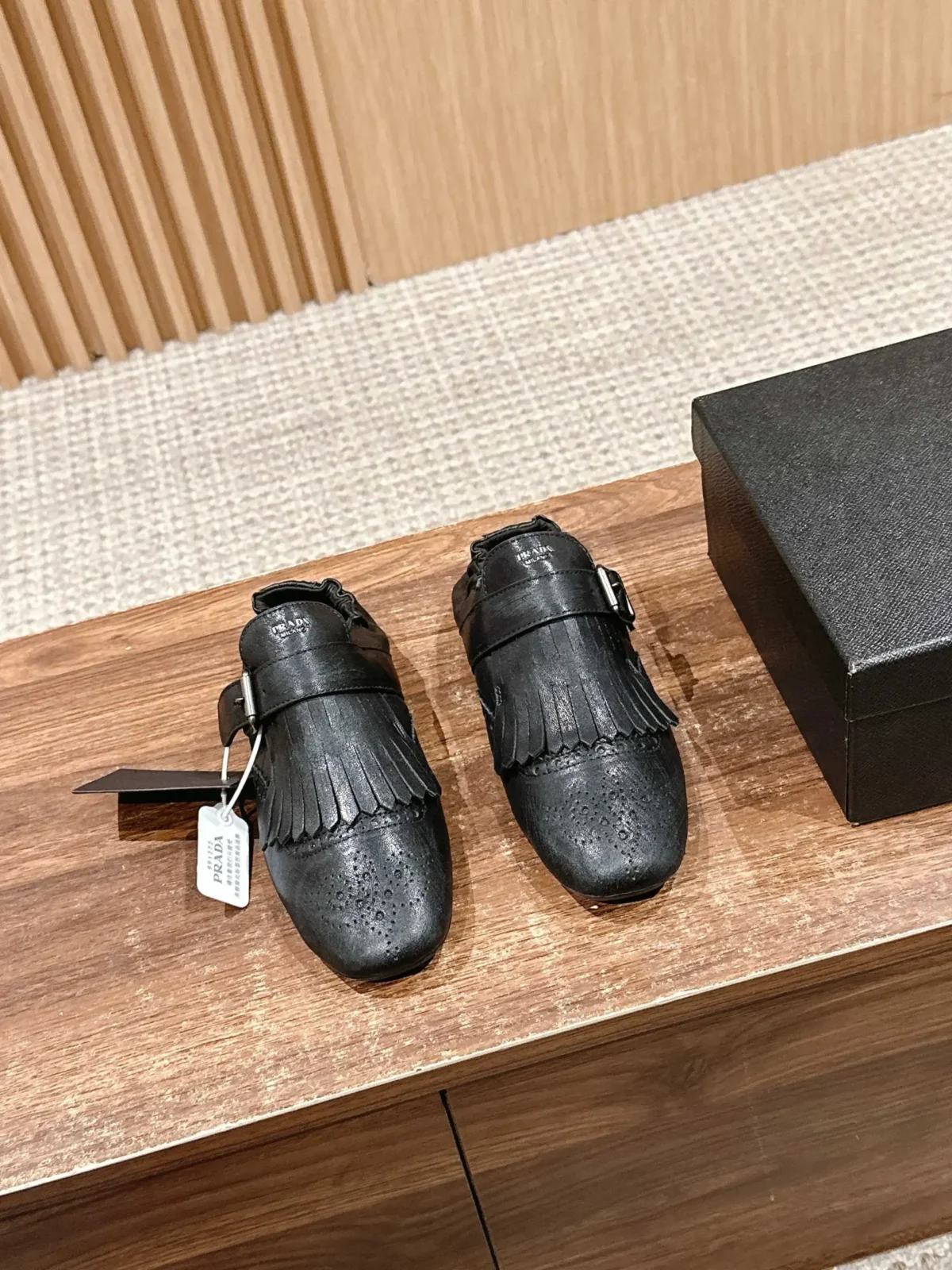 Prada Brogue Loafers - Image 5