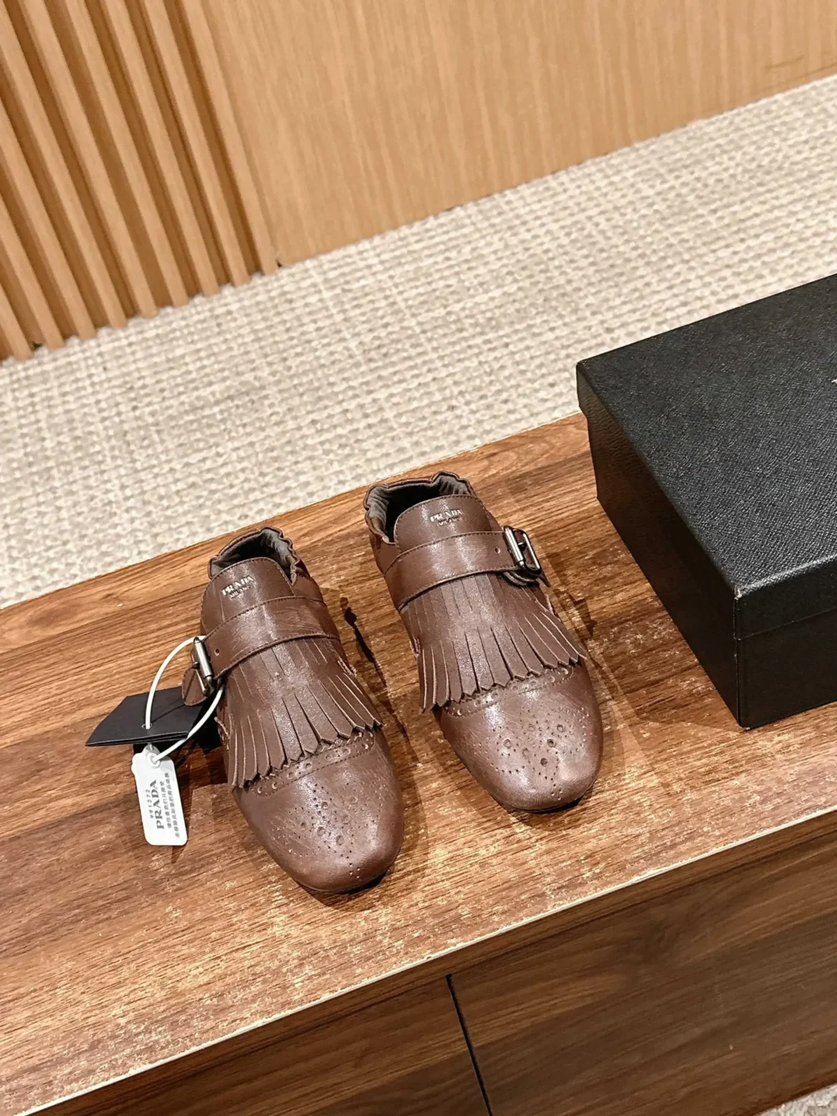 Prada Brogue Loafers - Image 2
