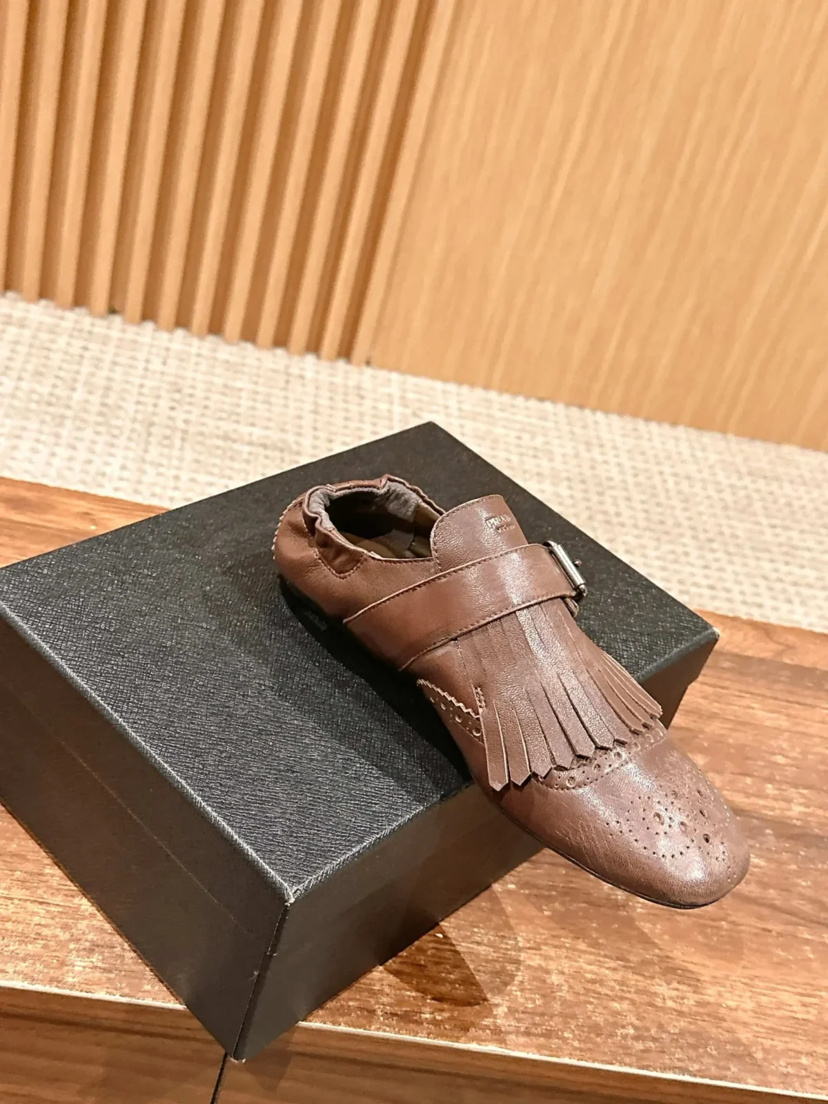 Prada Brogue Loafers - Image 5