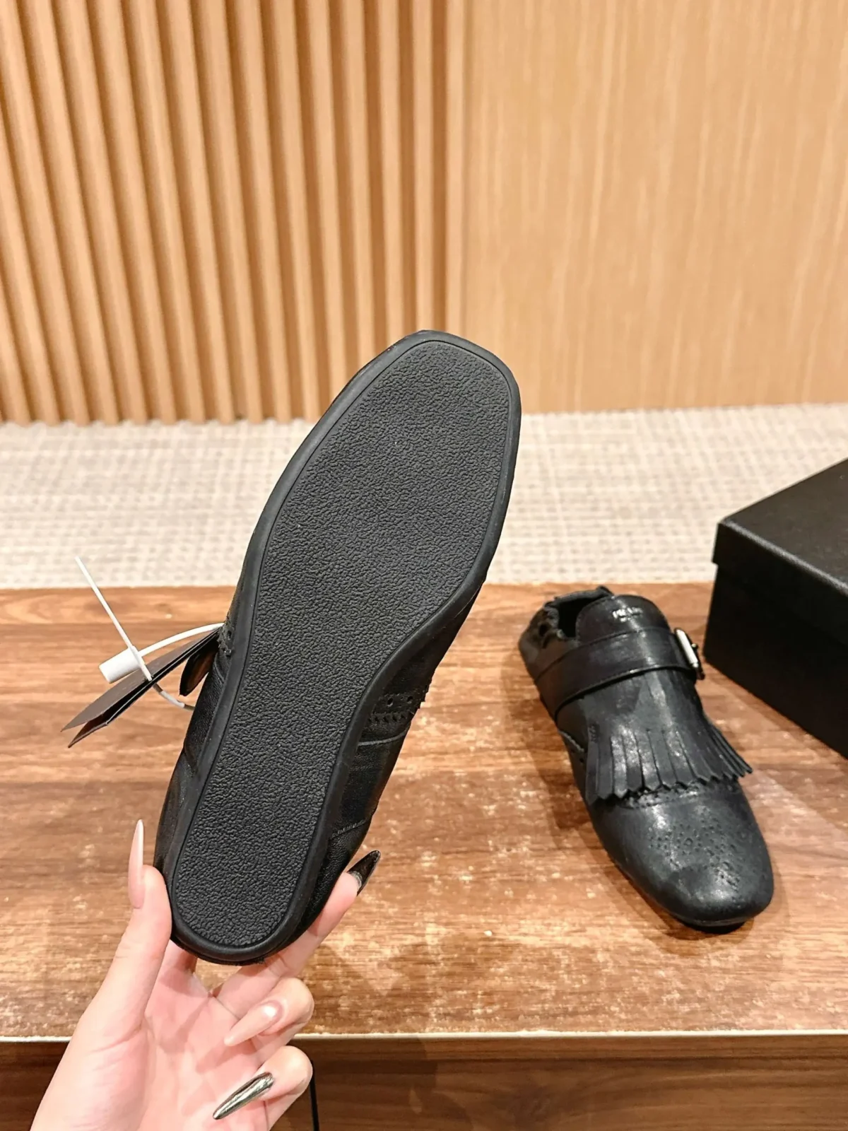 Prada Brogue Loafers - Image 9