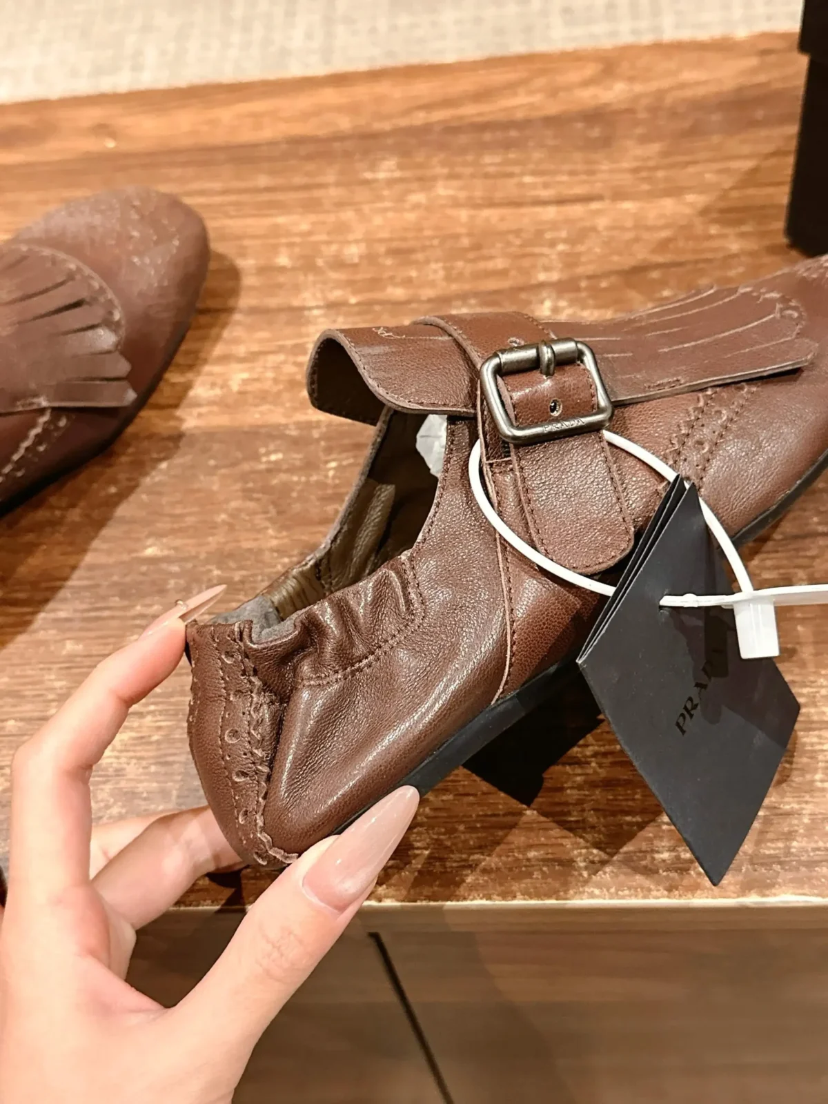 Prada Brogue Loafers - Image 7