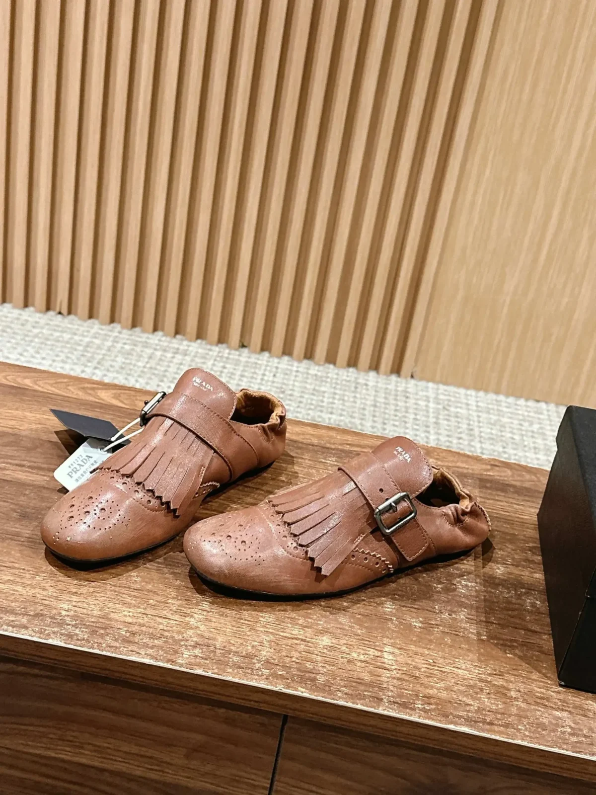 Prada Brogue Loafers - Image 3