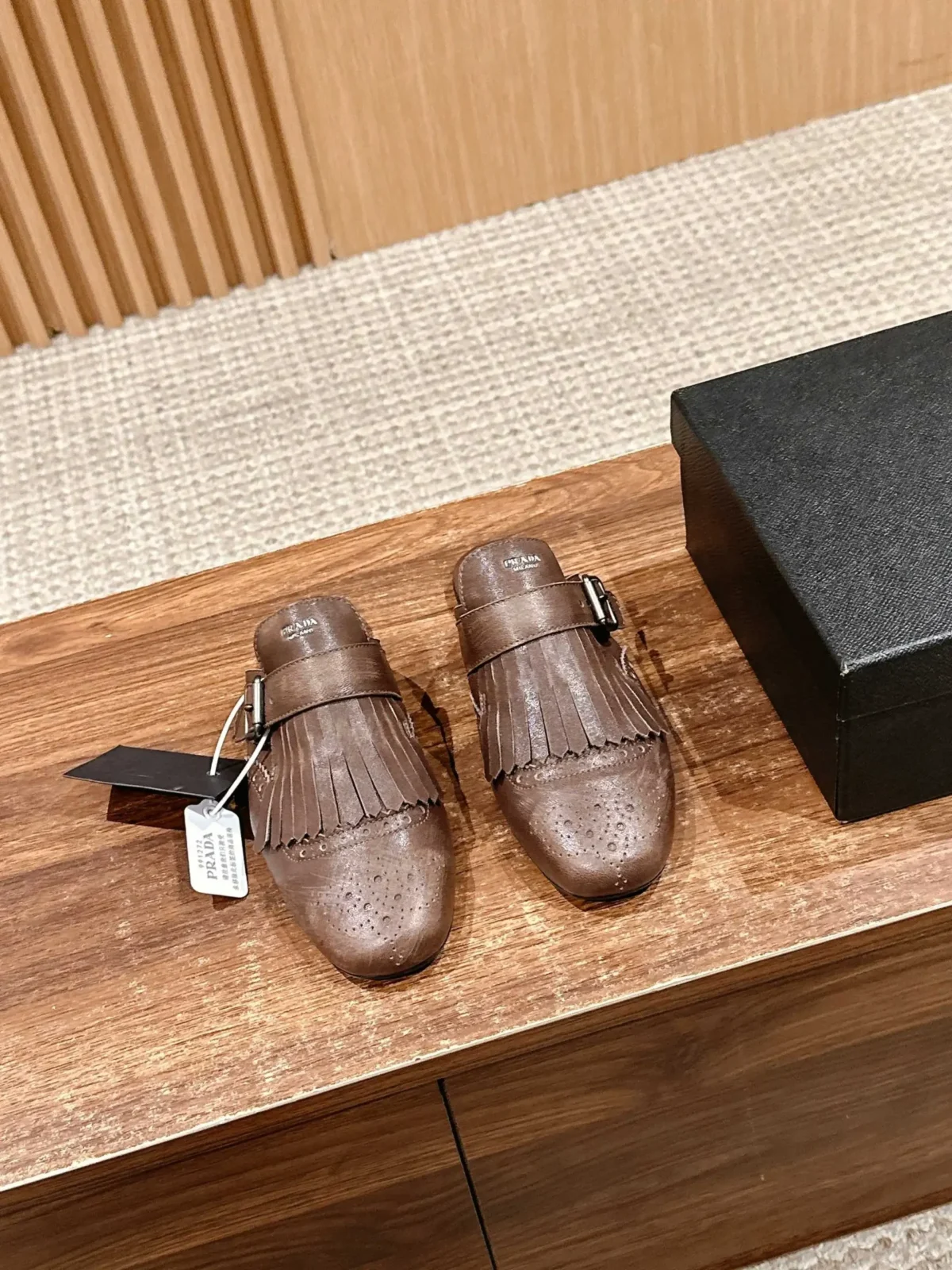 Prada Brogue Loafers - Image 5