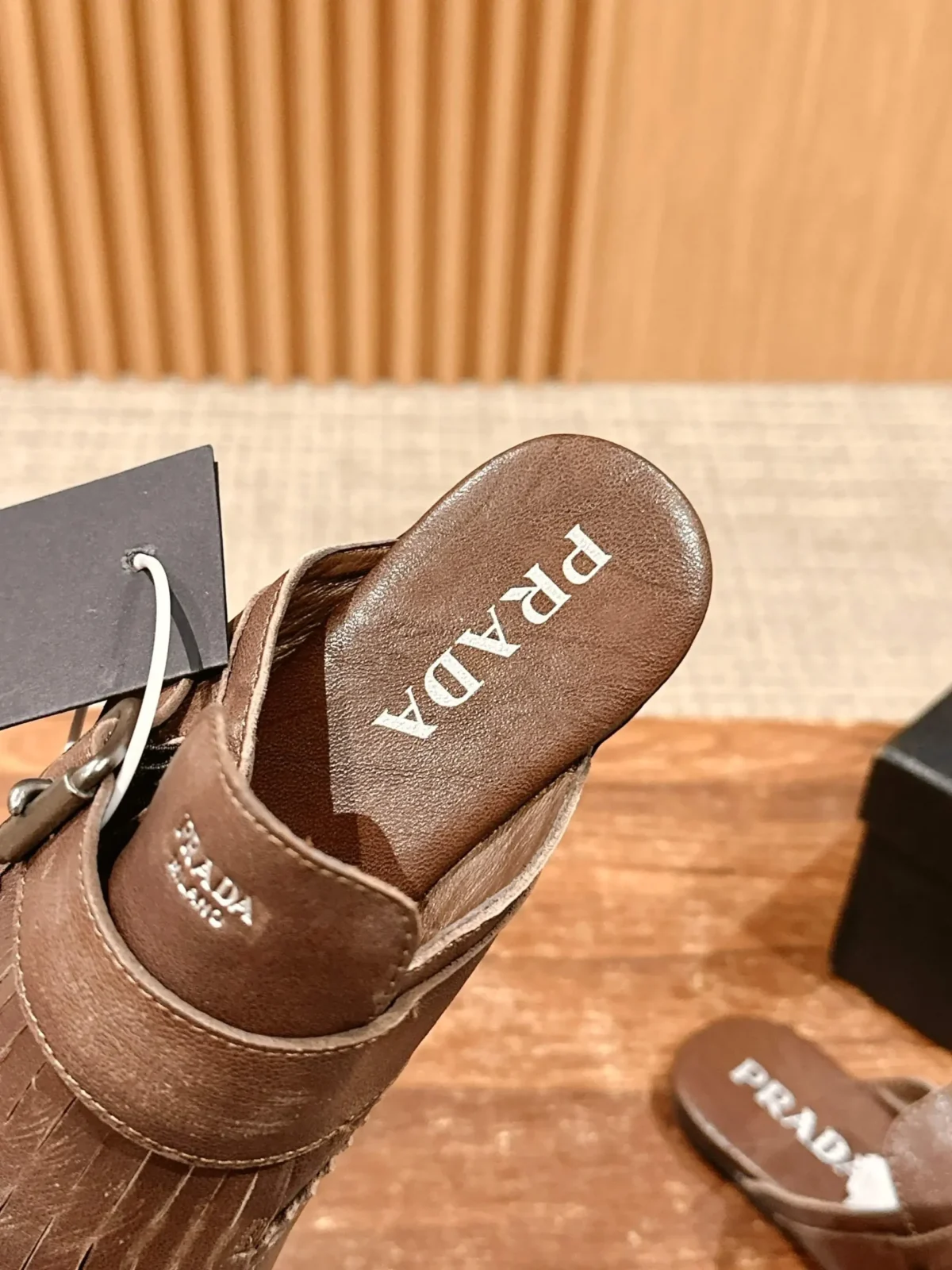Prada Brogue Loafers - Image 9