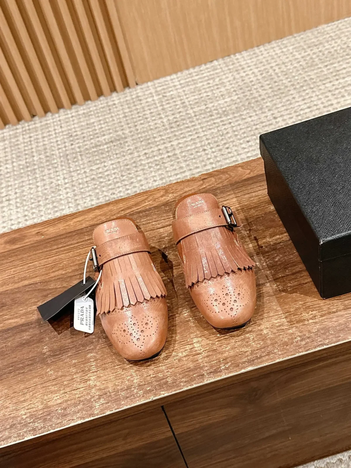 Prada Brogue Loafers - Image 5