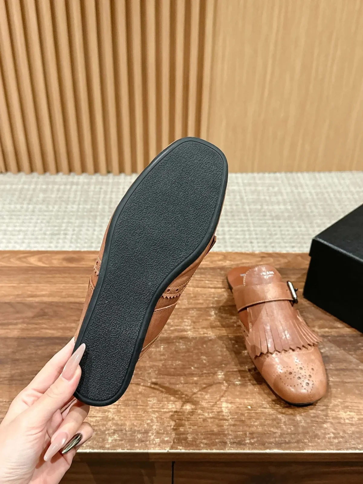 Prada Brogue Loafers - Image 7