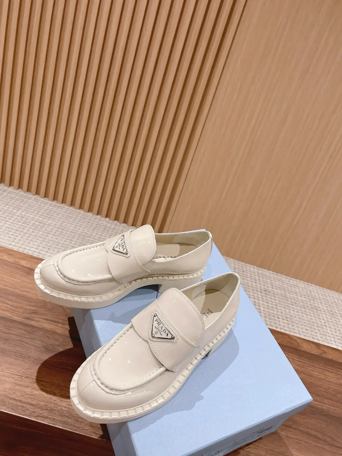 Prada Triangle Loafers - Image 5