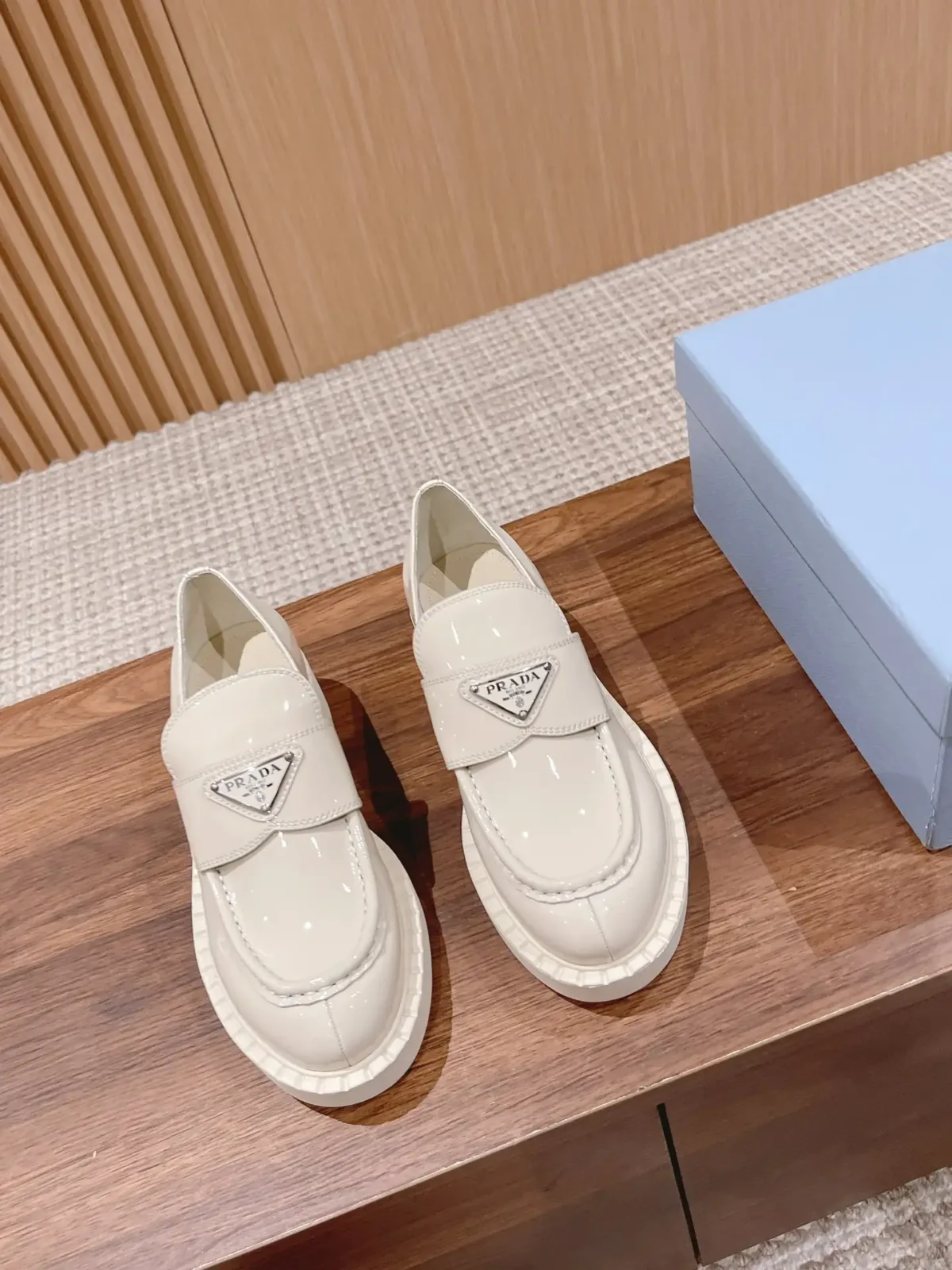 Prada Triangle Loafers - Image 6