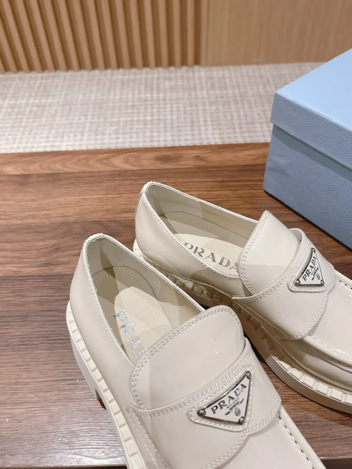 Prada Triangle Loafers - Image 8