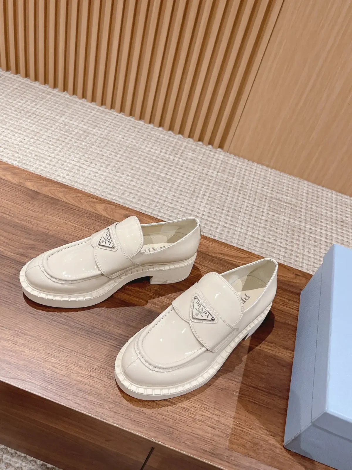 Prada Triangle Loafers - Image 9