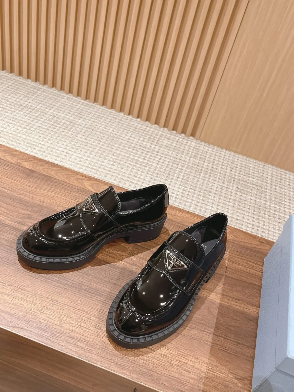 Prada Triangle Loafers - Image 5