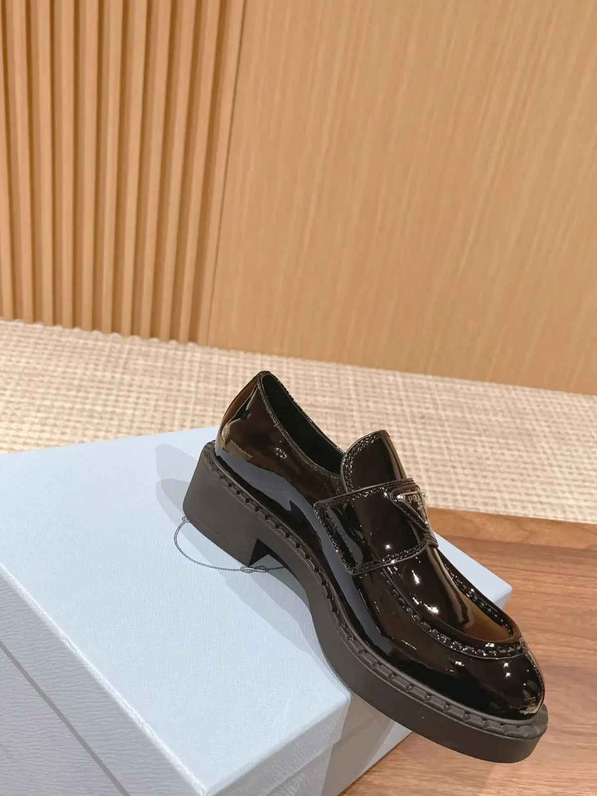 Prada Triangle Loafers - Image 8