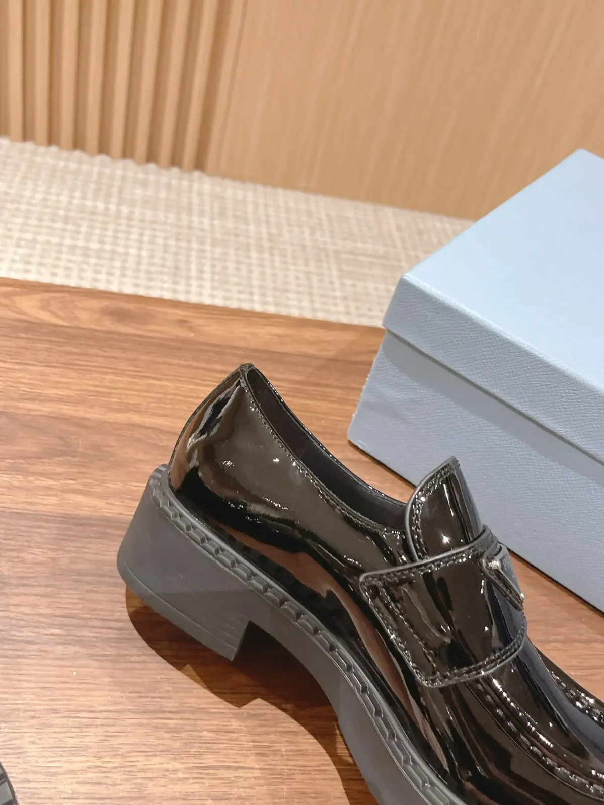 Prada Triangle Loafers - Image 9