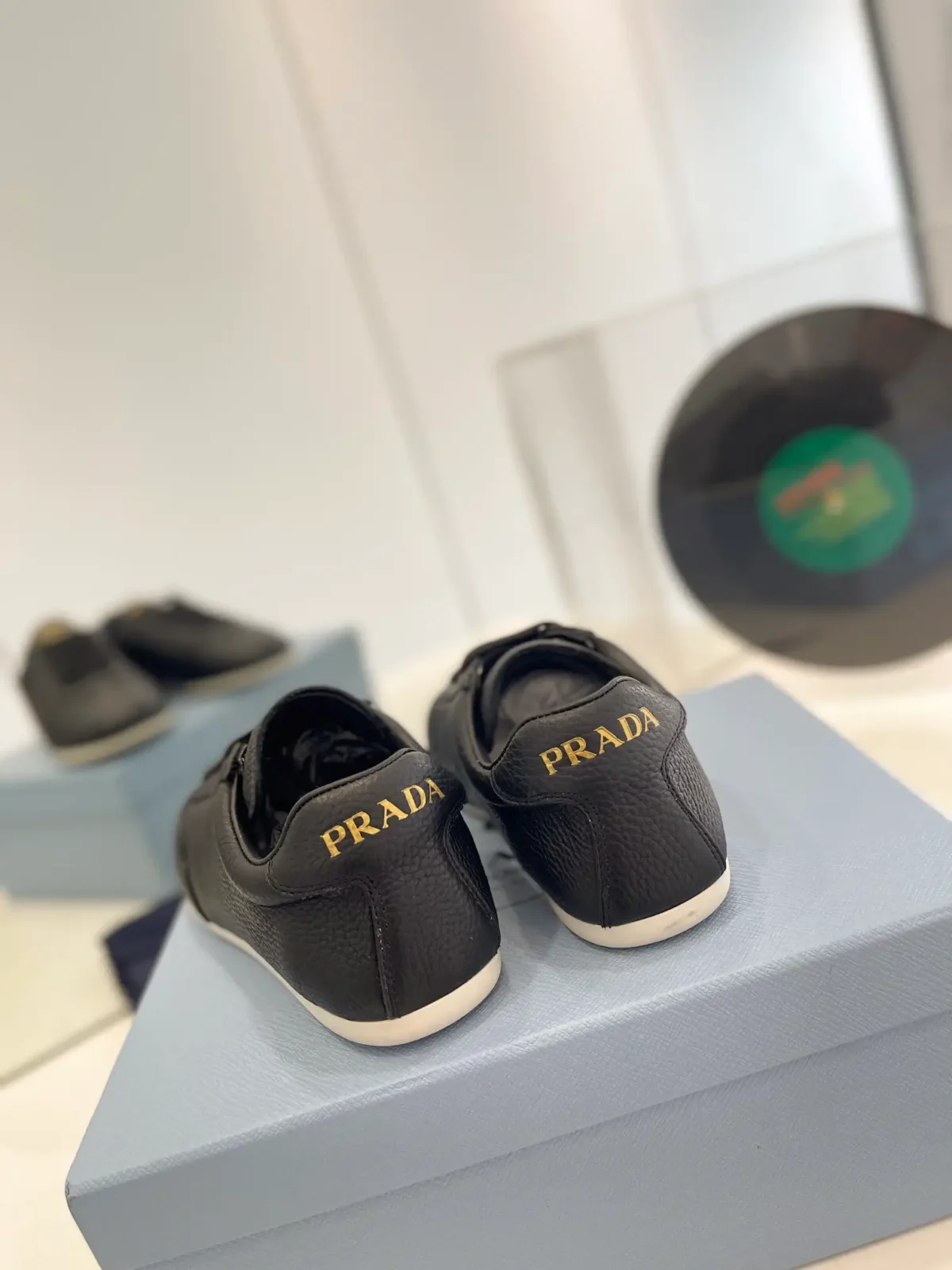 Prada Triangle Winter Loafers - Image 7