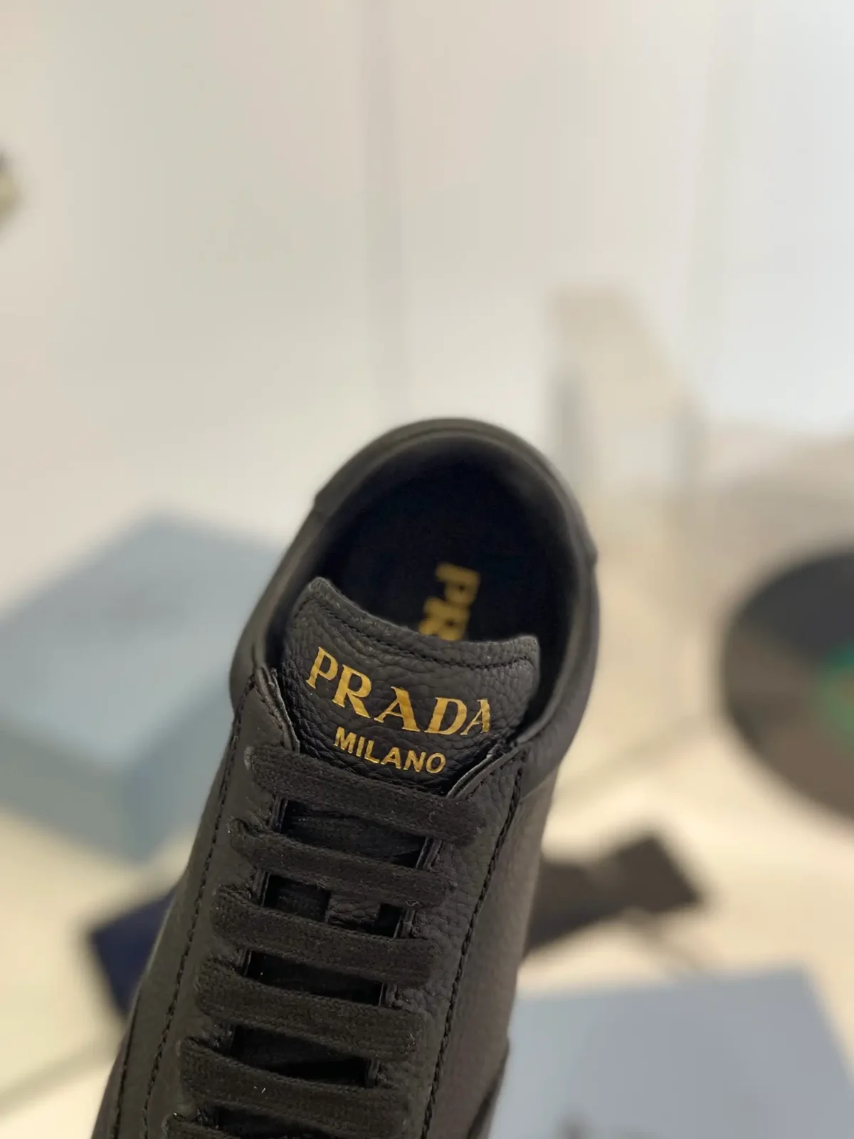 Prada Triangle Winter Loafers - Image 8