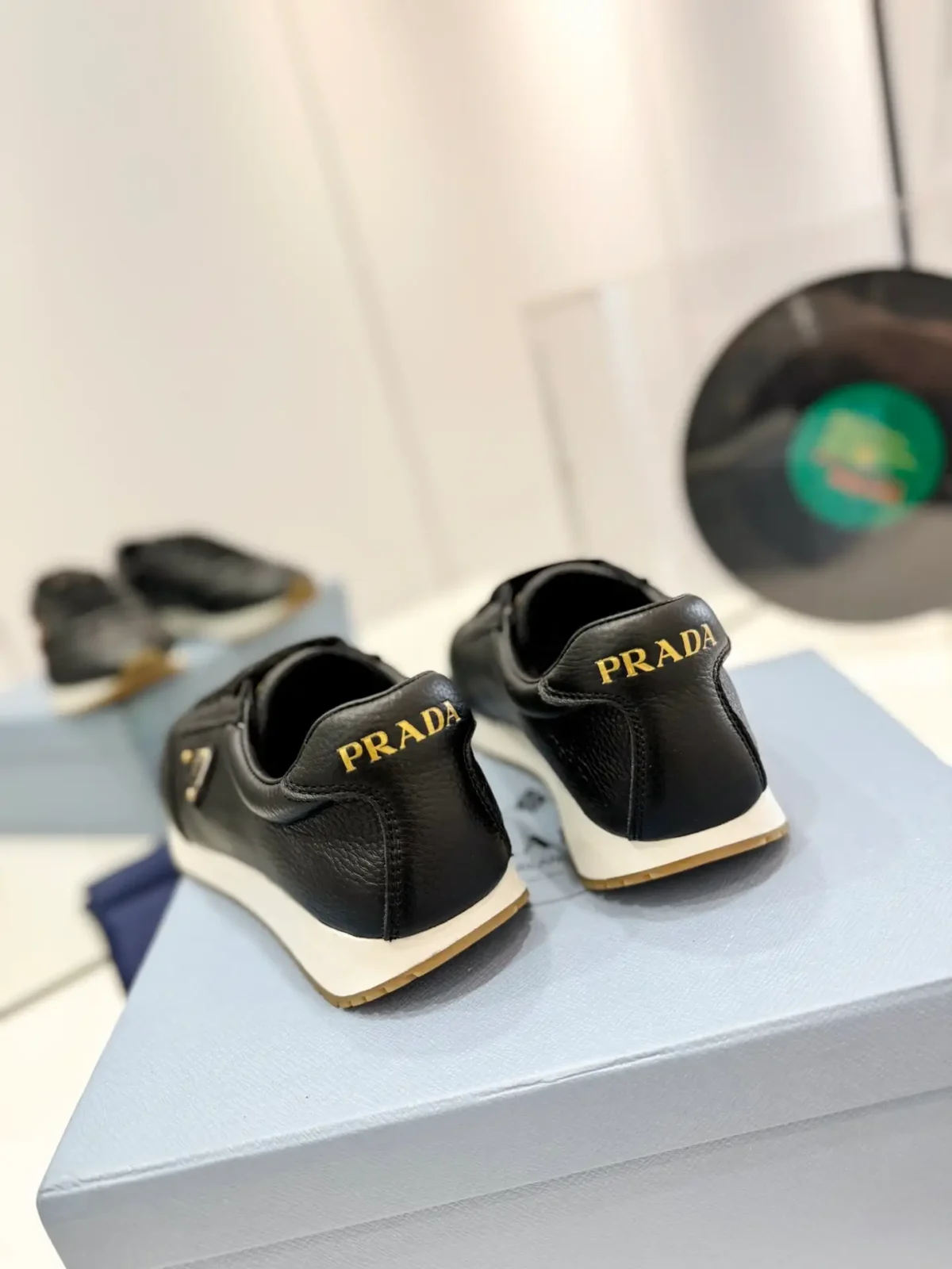 Prada Triangle Winter Loafers - Image 7