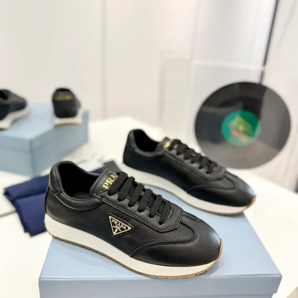 Prada Triangle Winter Loafers