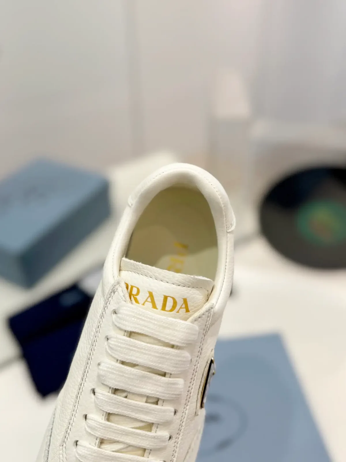 Prada Triangle Winter Loafers - Image 5