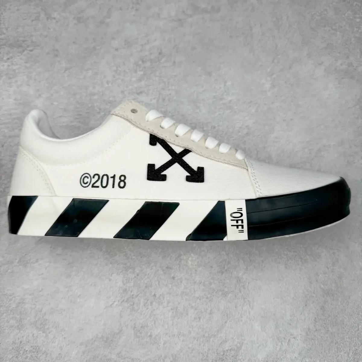 Off-White Canvas Sneakers - Image 1