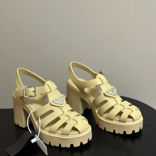 Prada Monolith Platform Sandals