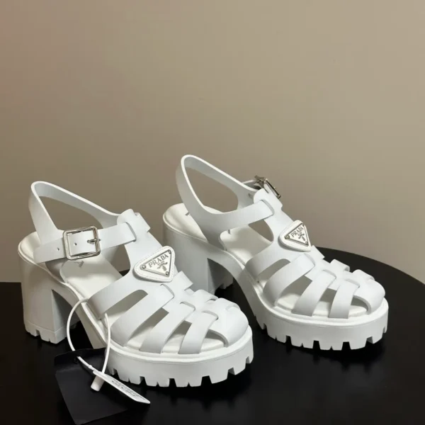 Prada Monolith Platform Sandals