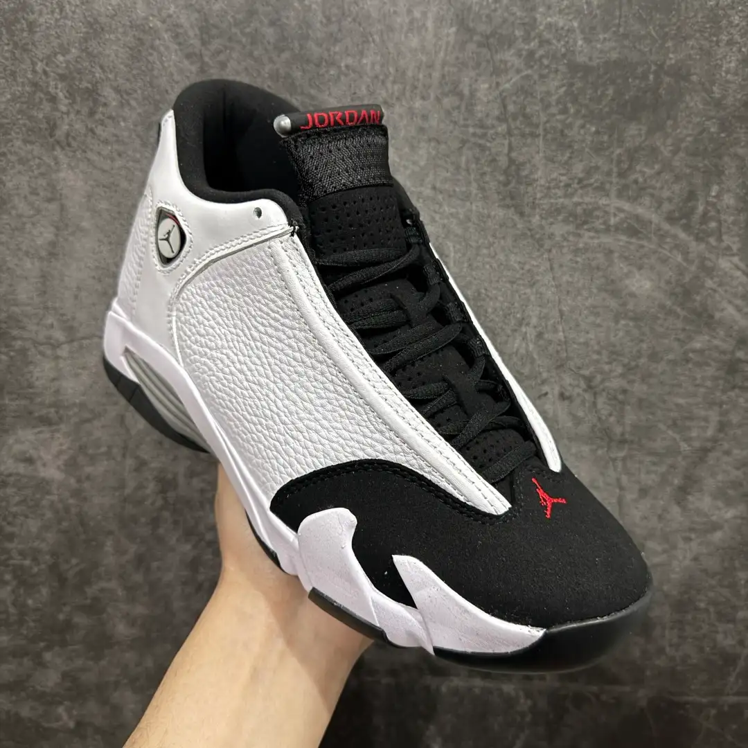 Air Jordan 14 Black Toe Sneakers - Image 2