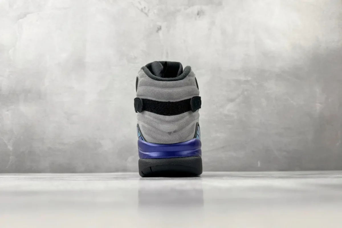 Air Jordan 8 Black Sneakers - Image 9