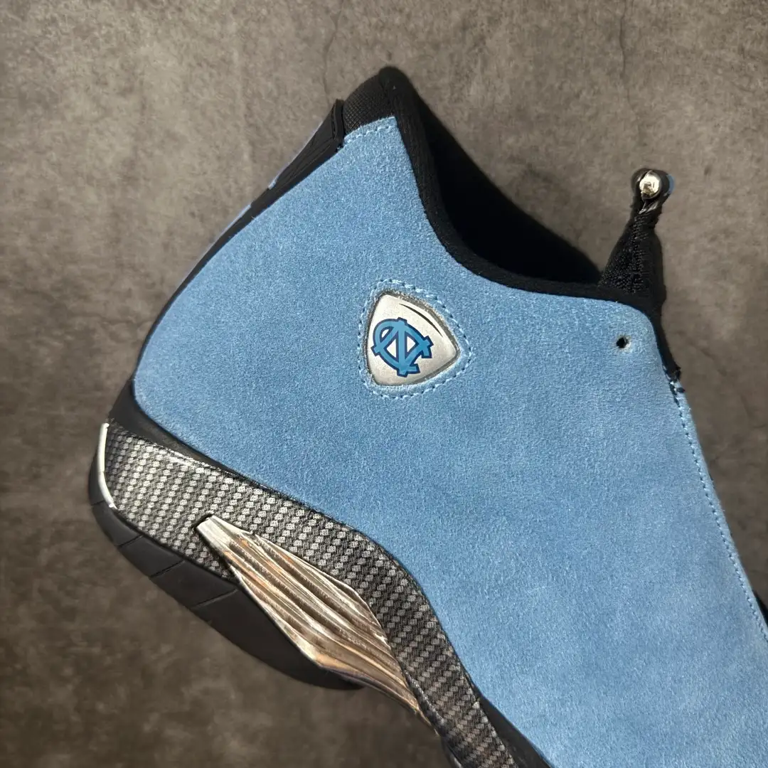 Air Jordan 14 UNC Blue Sneakers - Image 5