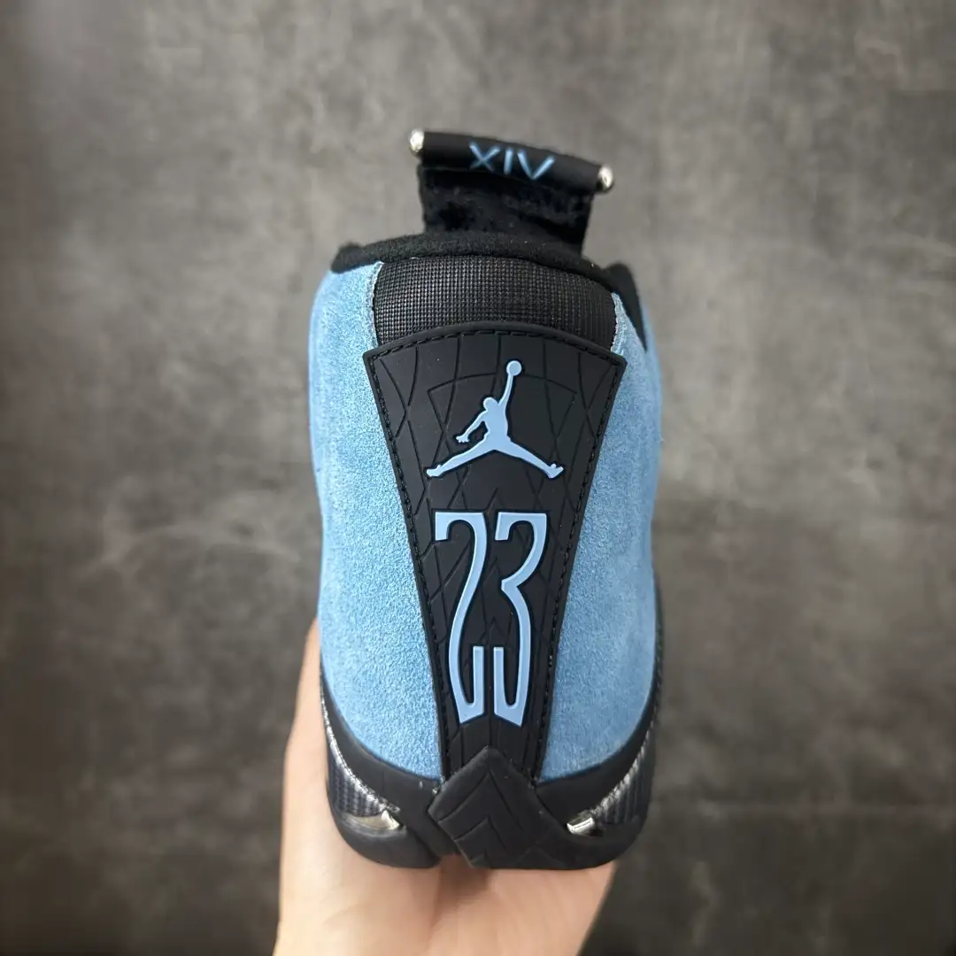 Air Jordan 14 UNC Blue Sneakers - Image 8