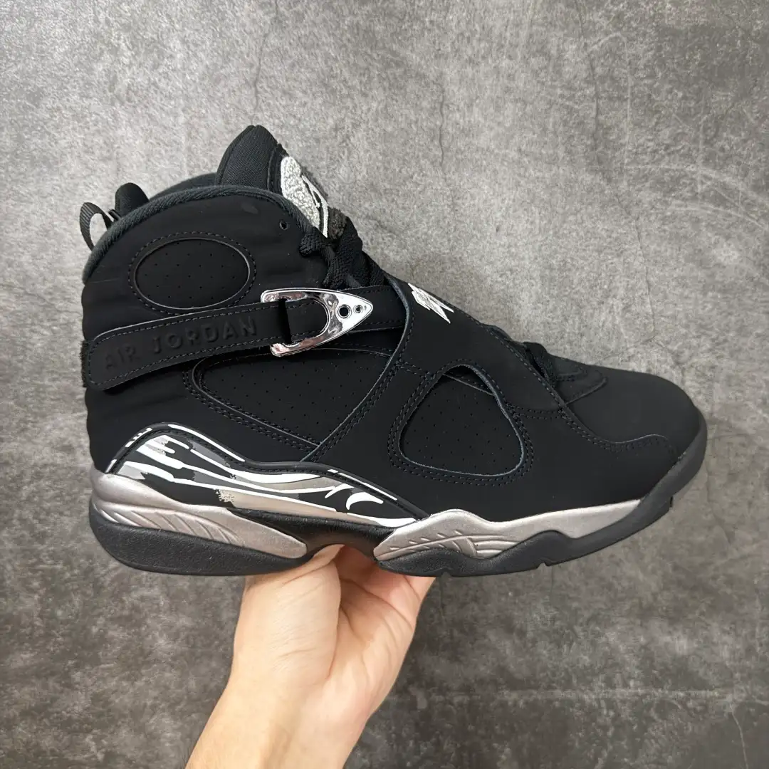 Air Jordan 8 Retro “Chrome” Sneakers - Image 1
